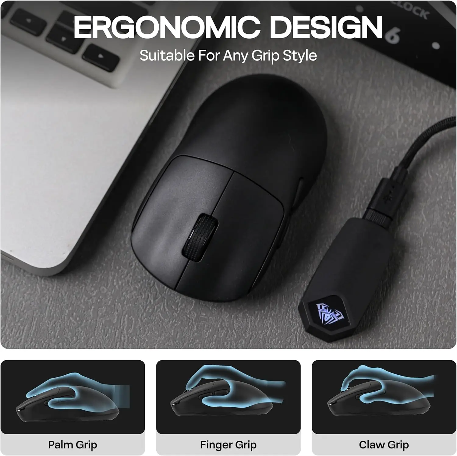 AULA SC800 Gaming Mouse USB-C  - огляд і ціна Gaming Console Buttons
