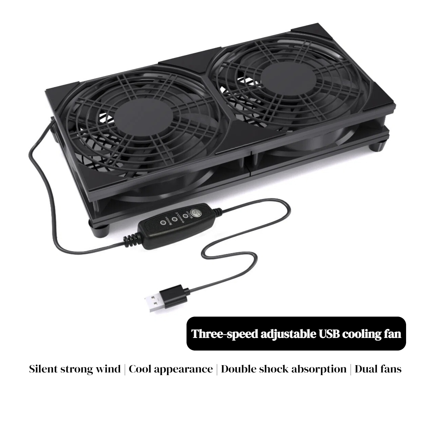 Dual USB Cooling Fan with 3-Sp - огляд і ціна Gaming Console In